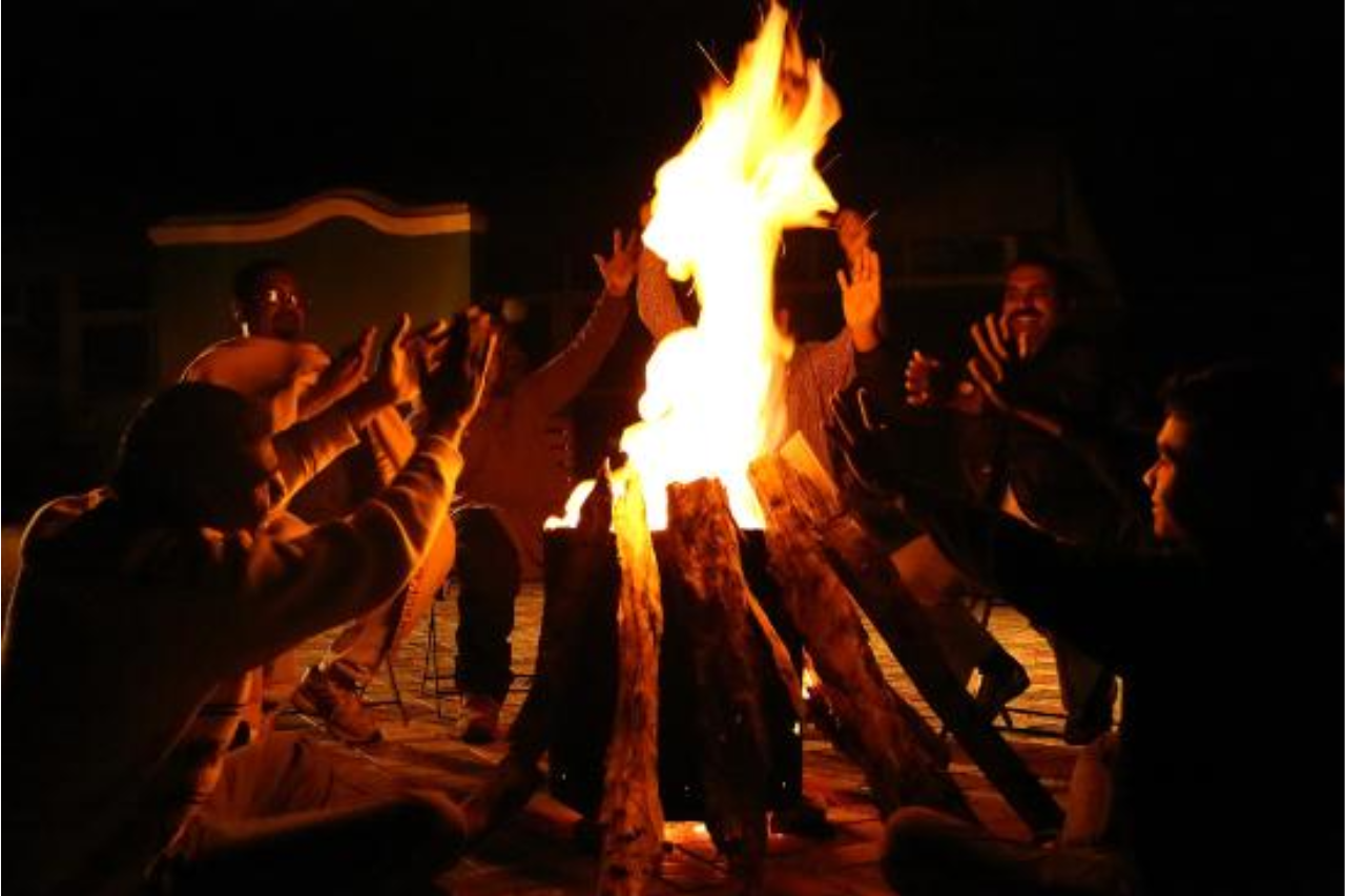 Campfire in Munnar