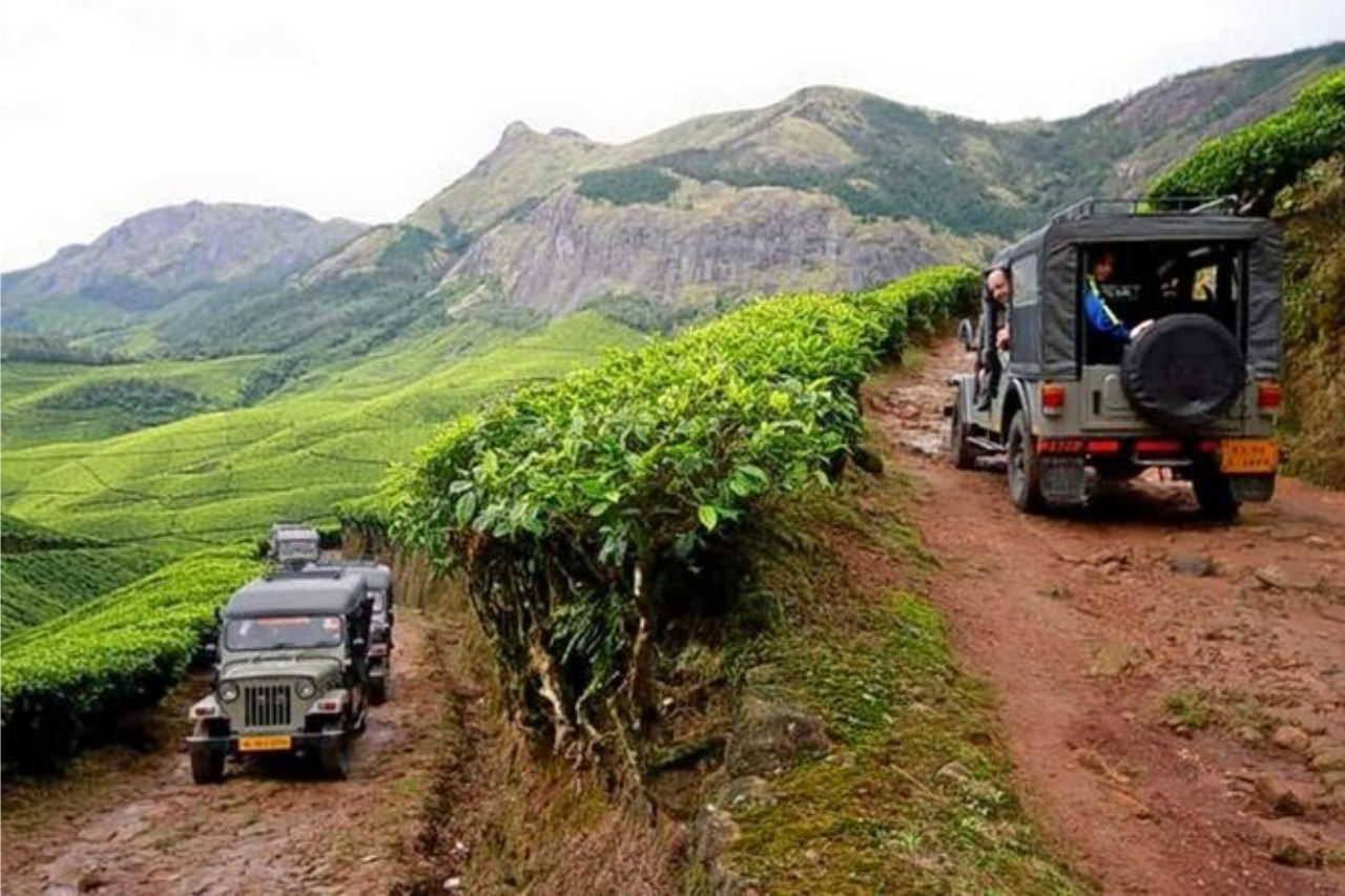 Jeep Safari in Munnar