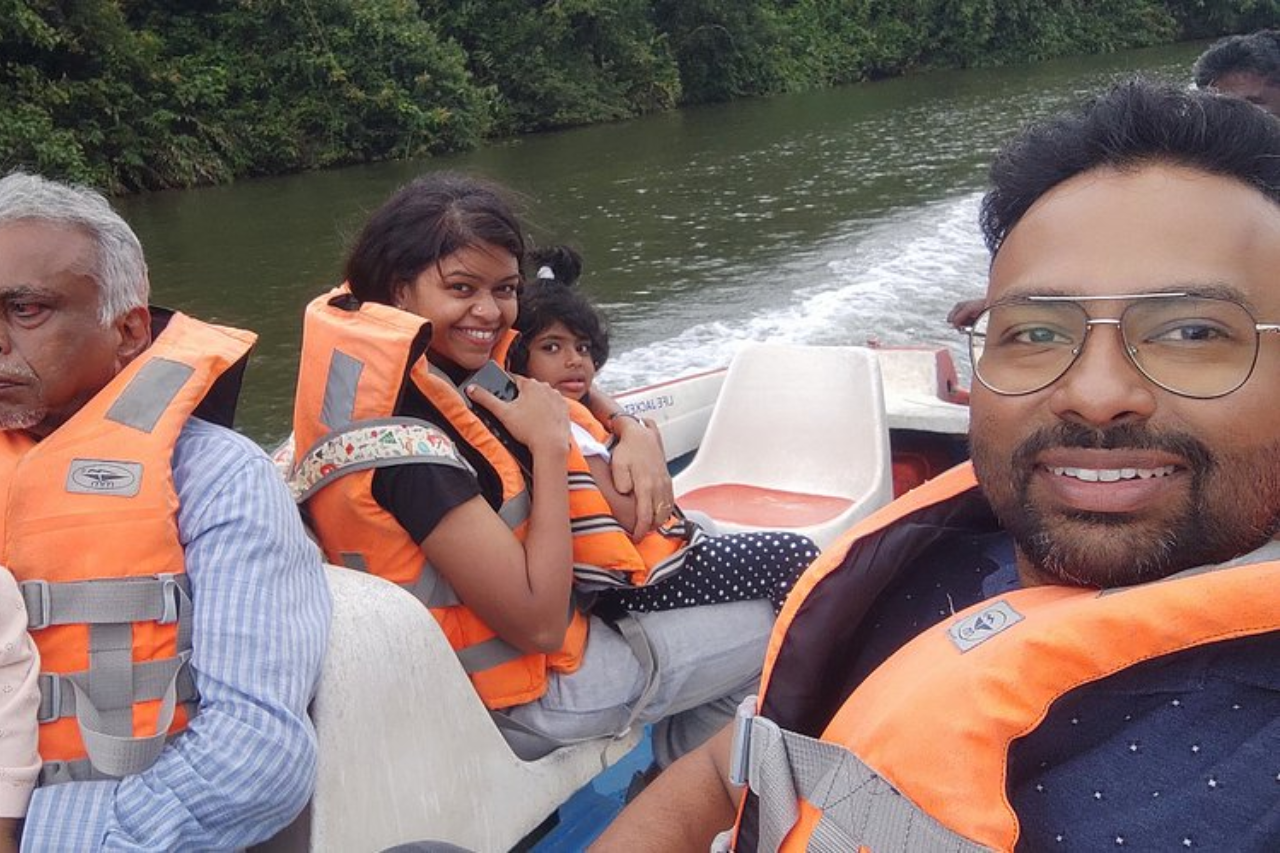 Boating at Shengulam Dam