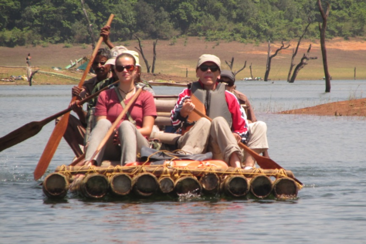 Bamboo Rafting at Thekkady